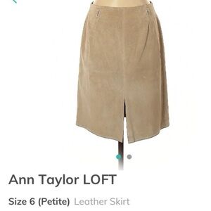 LOFT Classic Tan Pencil Skirt